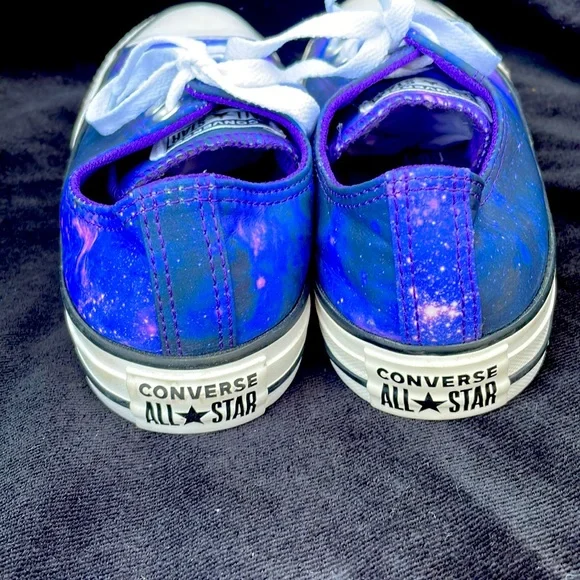 CONVERSE ALL STAR PURPLE CELESTIAL LOW TOP SNEAKERS - 9 - NIB ! 💜👟✨ - Picture 5 of 9